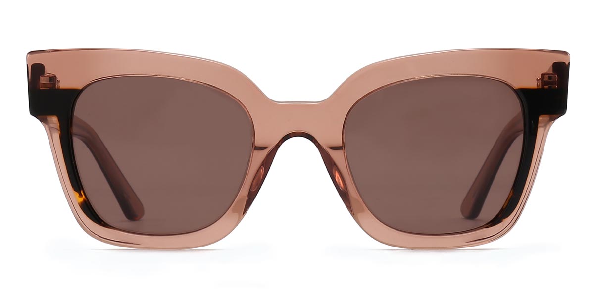 Fauve Marron Lauren - Square Sunglasses