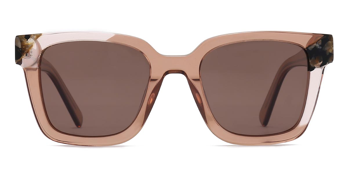 Tawny Brown Lorraine - Square Sunglasses