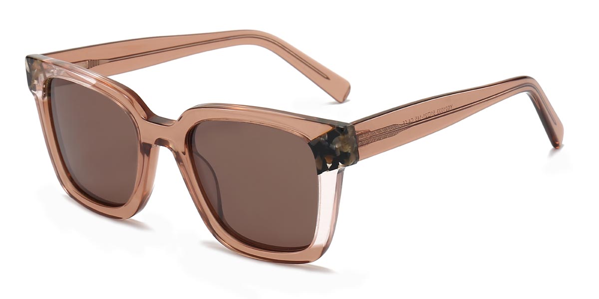 Tawny Brown Lorraine - Square Sunglasses