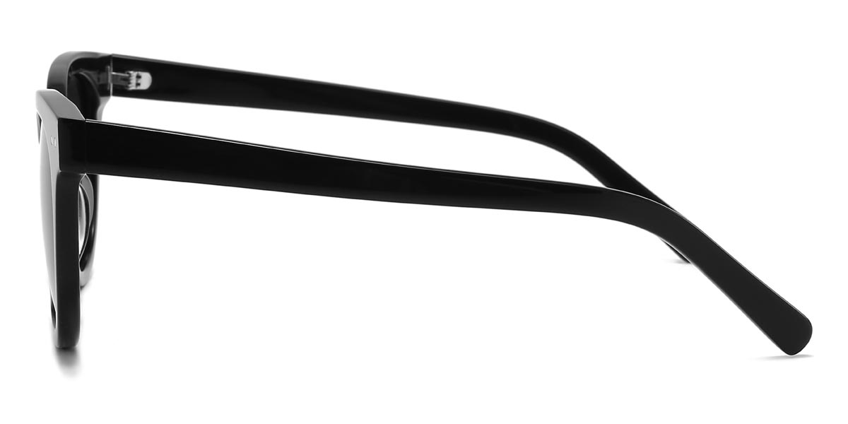 Black Grey Mavis - Oval Sunglasses
