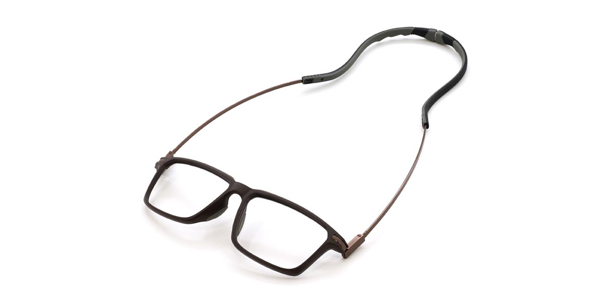 Brown Solomon - Rectangle Glasses