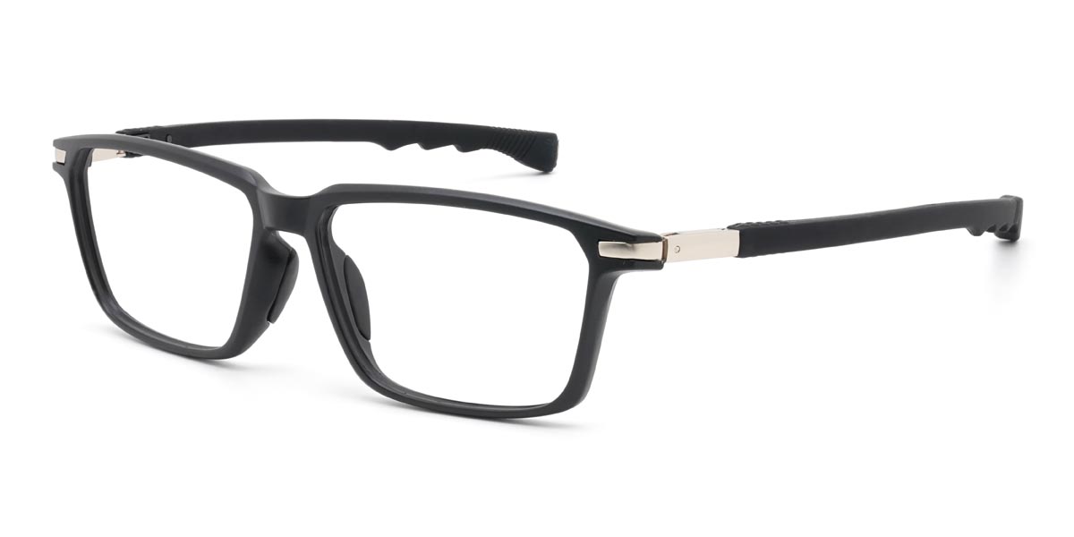 Noir Solomon - Rectangle Glasses