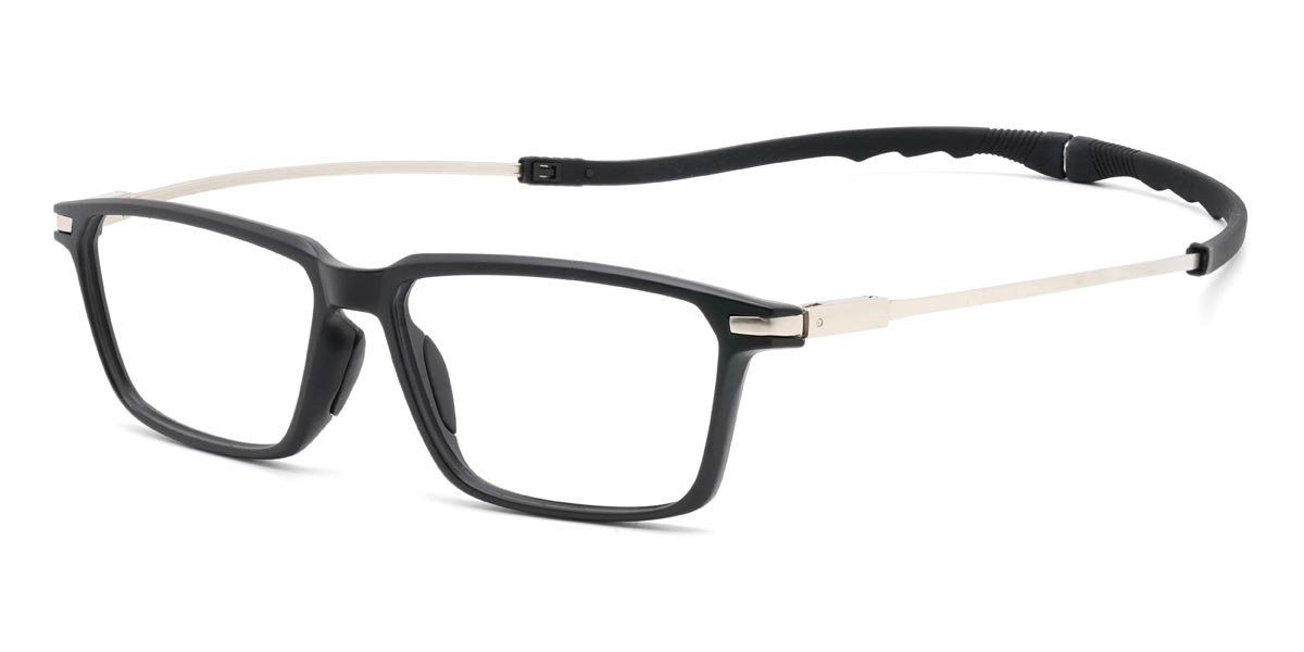 Noir Solomon - Rectangle Glasses