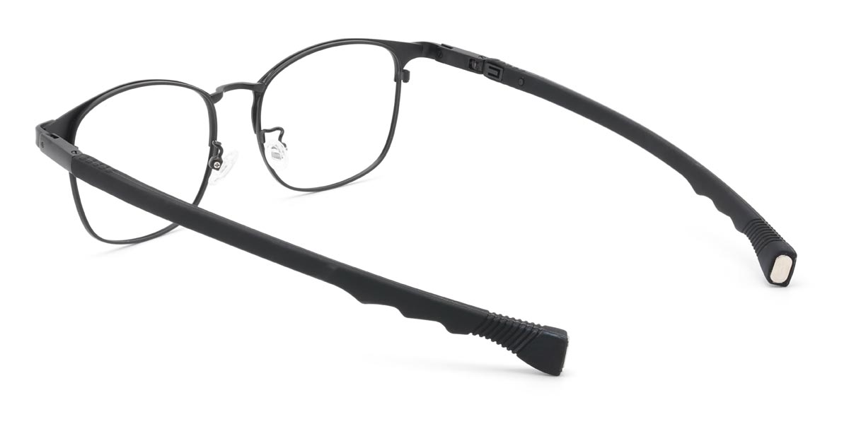 Black Michell - Rectangle Glasses