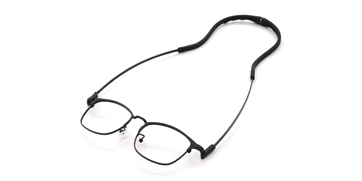 Black Michell - Rectangle Glasses