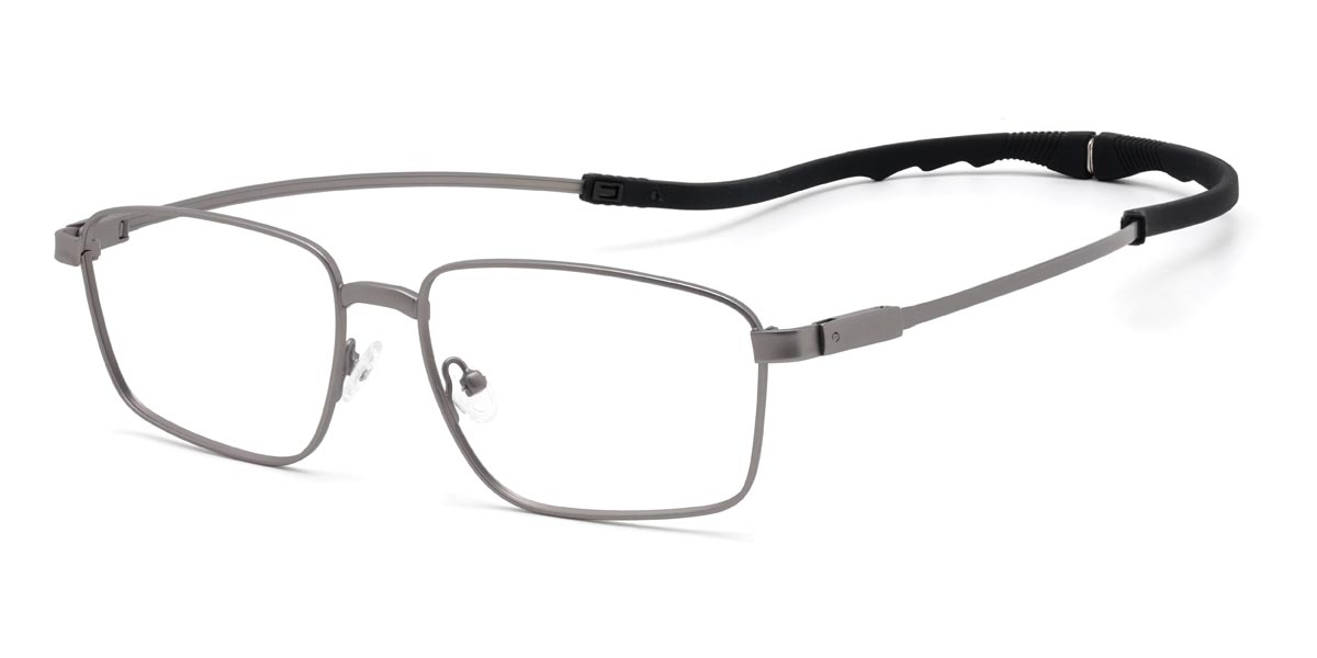 Silver Webster - Rectangle Glasses