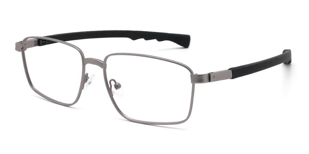 Silver Webster - Rectangle Glasses