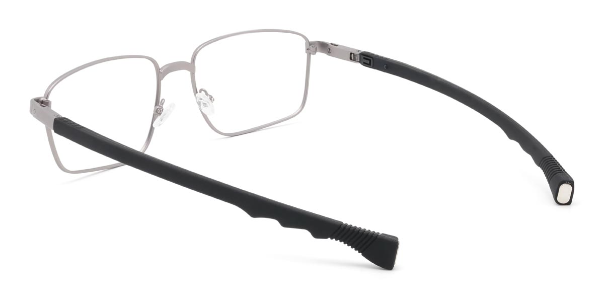 Silver Webster - Rectangle Glasses