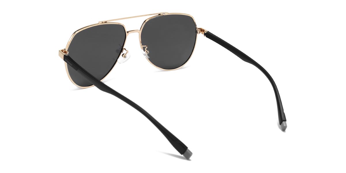 Ouro Cinza Mortimer Óculos - Aviator Sunglasses