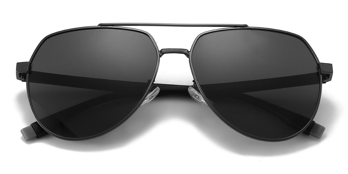 Gun Grey Mortimer - Aviator Sunglasses