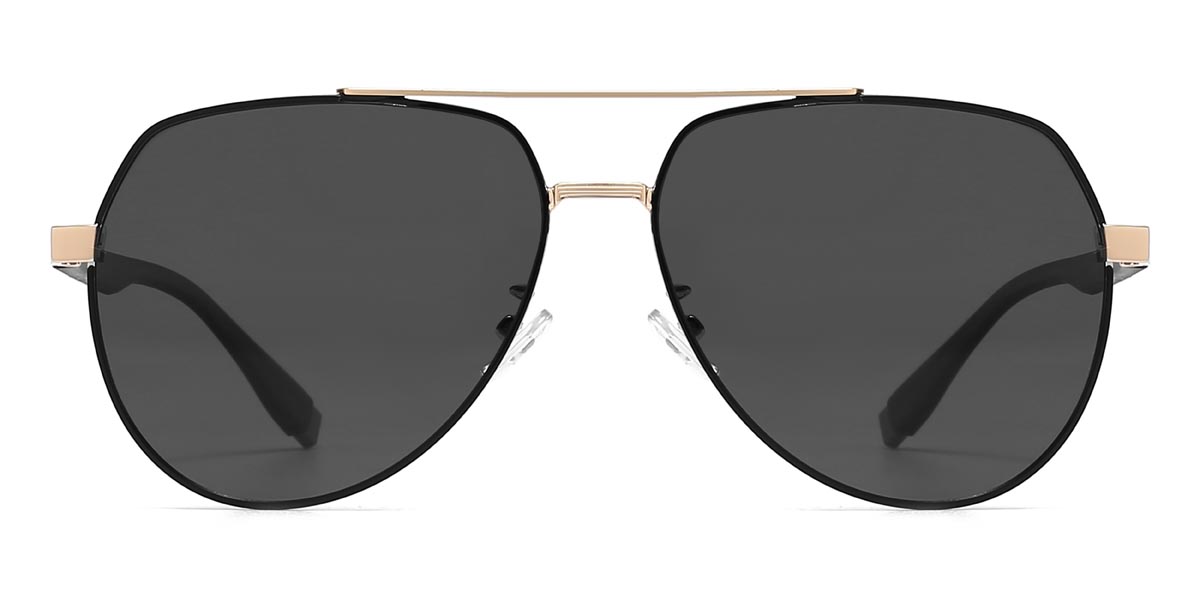 Gold Grey Mortimer - Aviator Sunglasses