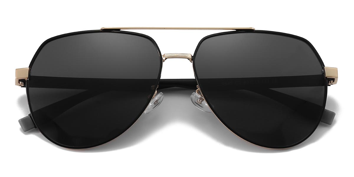 Gold Grau Mortimer Brille - Aviator Sunglasses