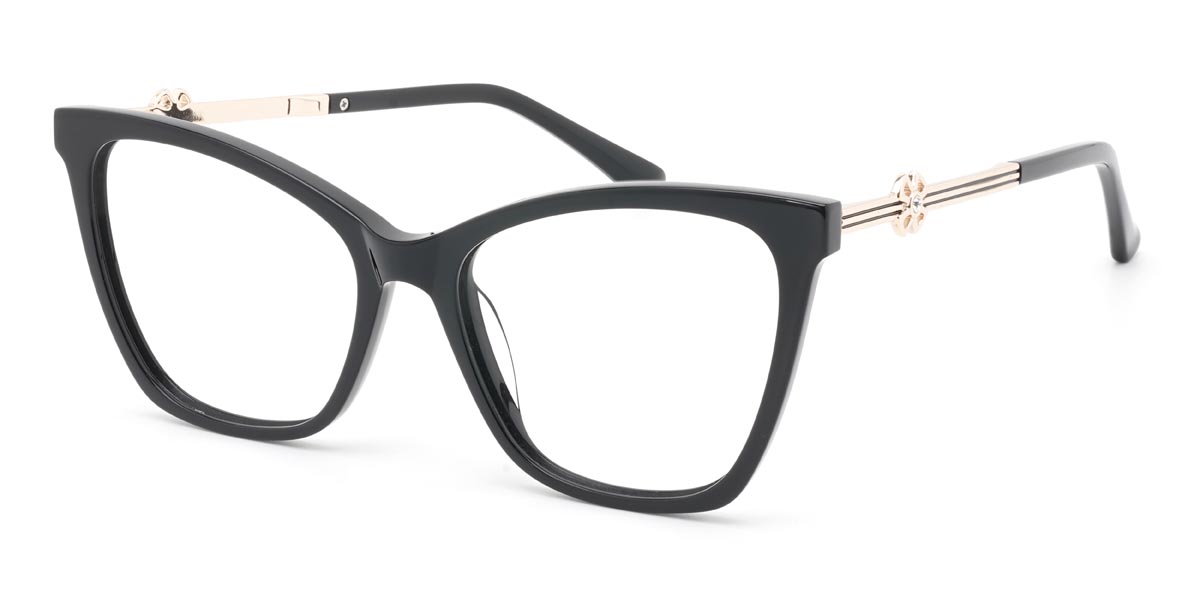 Schwarz Yedda - Cat Eye Glasses