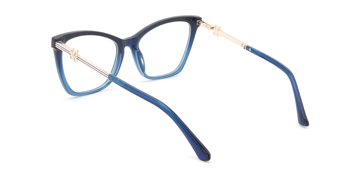 Farbverlauf Blau Yedda - Cat Eye Glasses