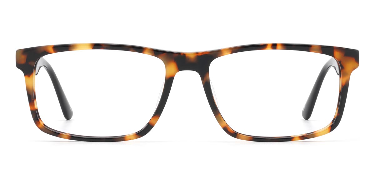 Tortoiseshell Primo Glasses - Rectangle Glasses