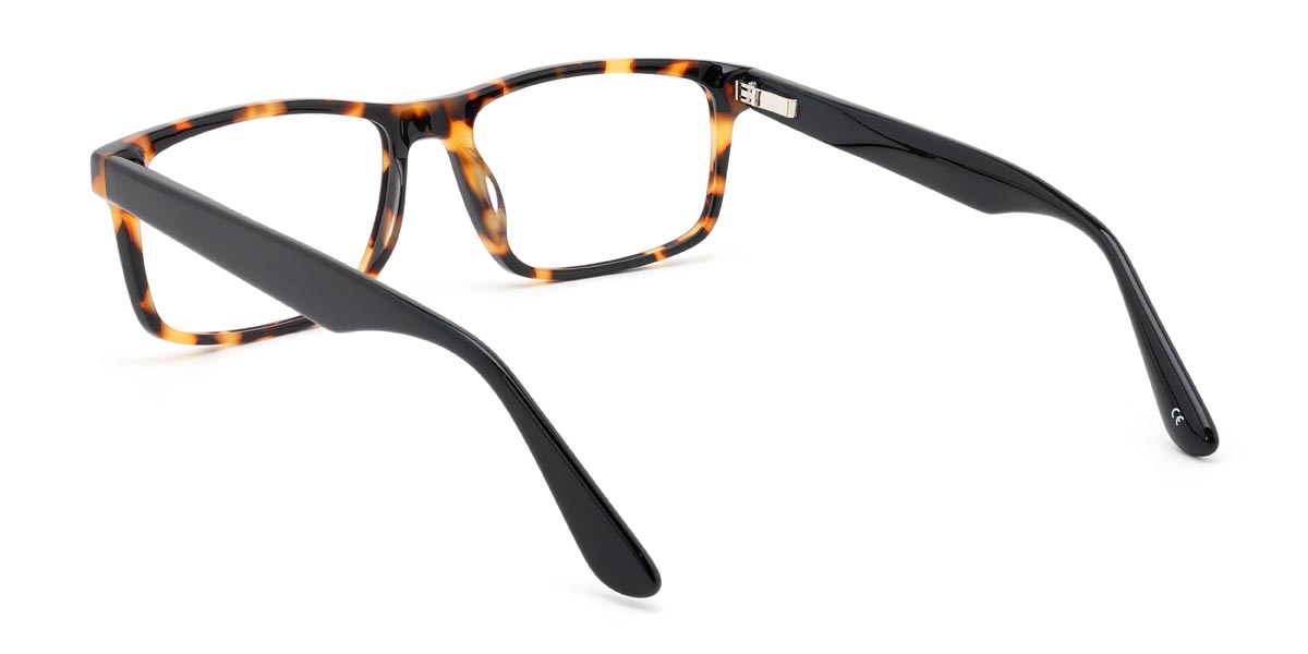 Tortoiseshell Primo Glasses - Rectangle Glasses