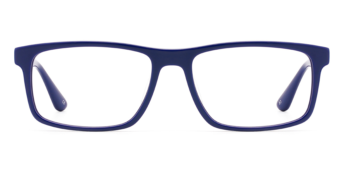 Blue Primo - Rectangle Glasses
