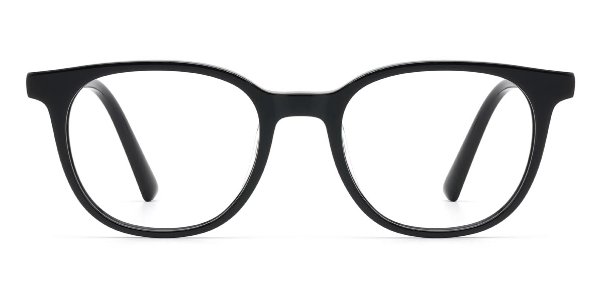 Black Vivien - Oval Glasses