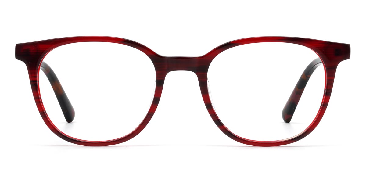 Rot Schildpatt Vivien - Oval Glasses