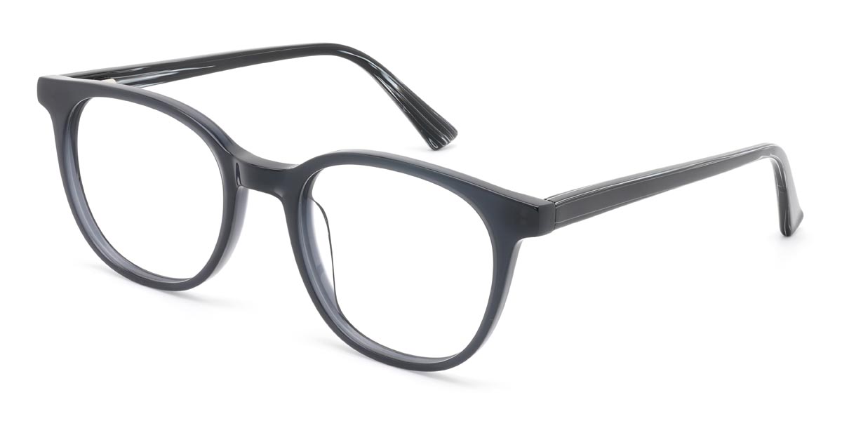 Black Marble Vivien - Oval Glasses