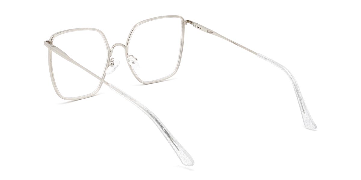 Fényes tiszta Vera - Square Glasses