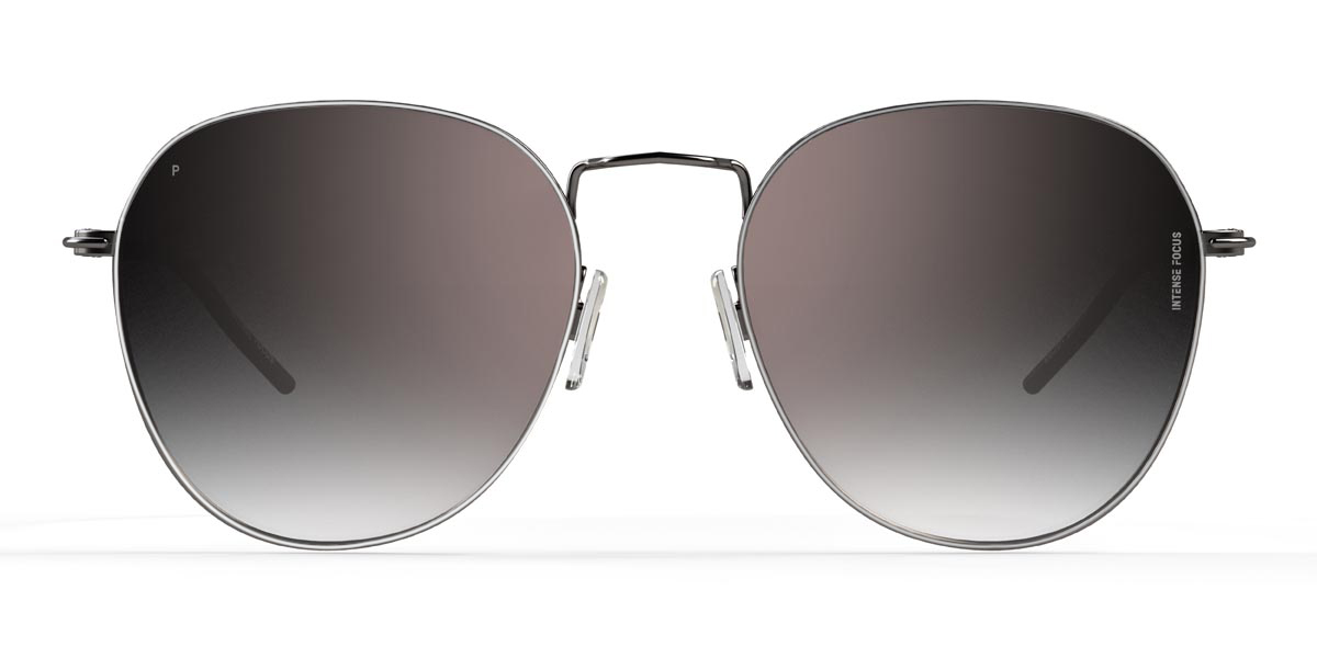 Silber Grau Luster 6 X - Round Sunglasses