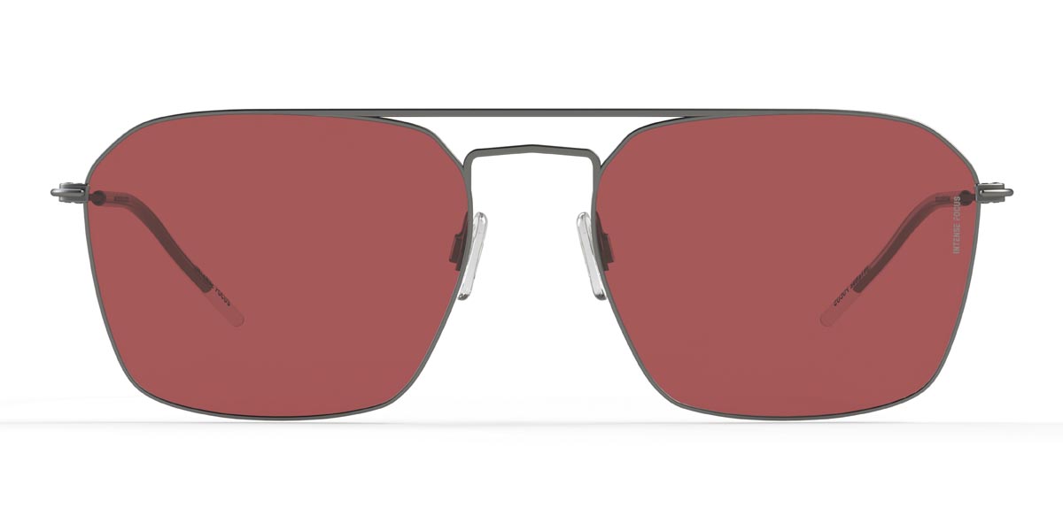 Silver Red Luster 16 X - Aviator Sunglasses