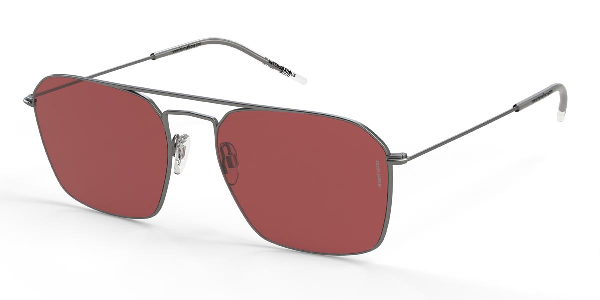 Silver Red Luster 16 X - Aviator Sunglasses