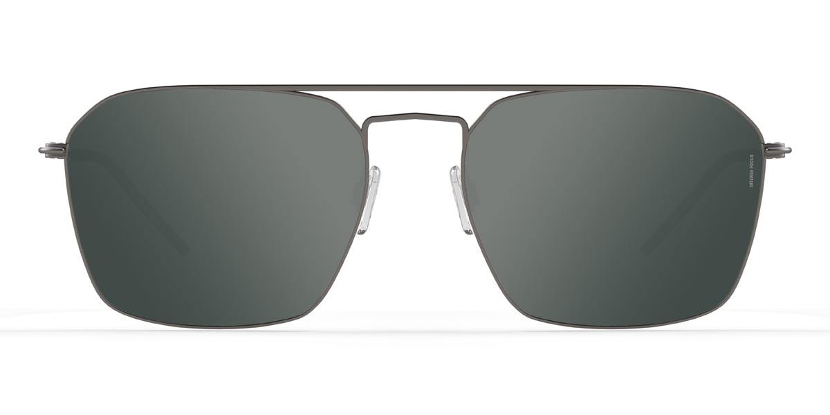 Silver Grey Luster 16 X - Aviator Sunglasses