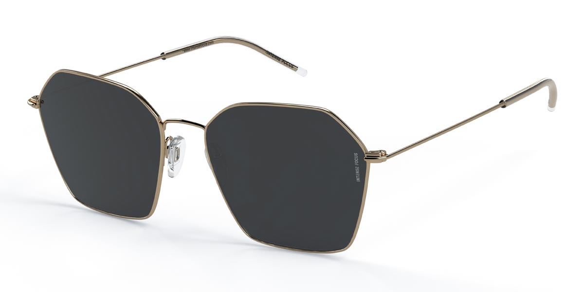 Gold Grau Luster 17 X - Round Sunglasses