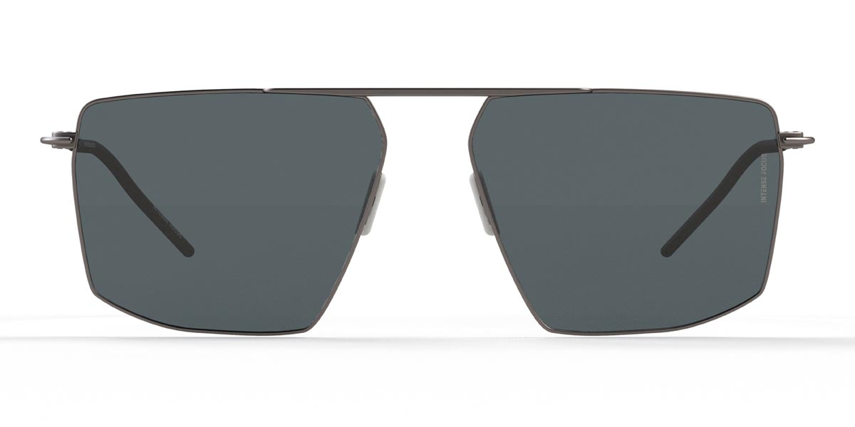 Silver Grey Luster 27 X - Square Sunglasses