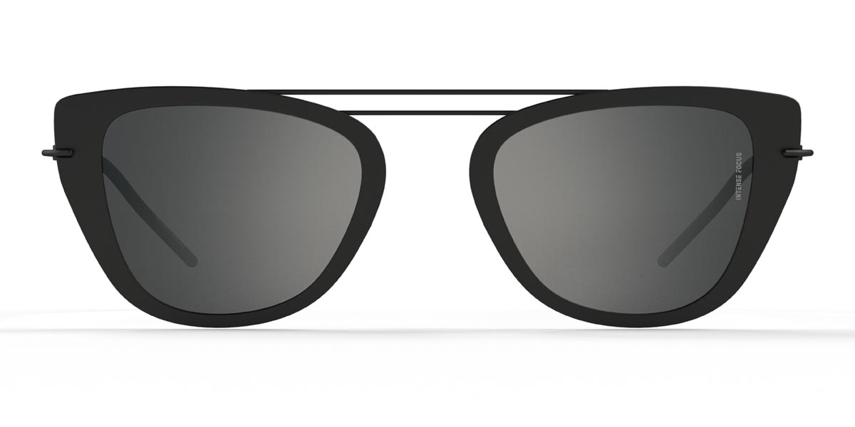 Black Grey Luster 28+ X - Aviator Sunglasses