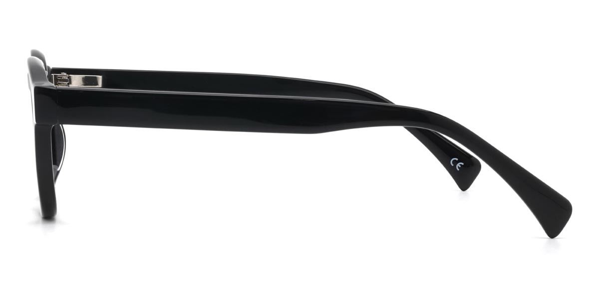 Black Dempsey Glasses - Oval Glasses