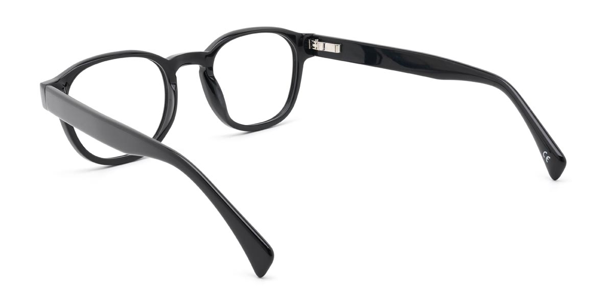 Noir Dempsey - Oval Glasses