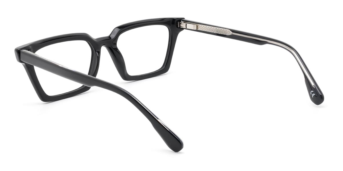 Noir Blithe - Rectangle Glasses