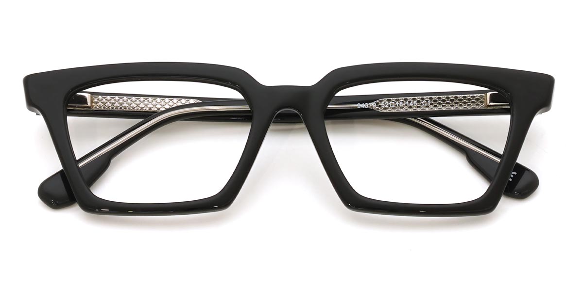 Noir Blithe - Rectangle Glasses