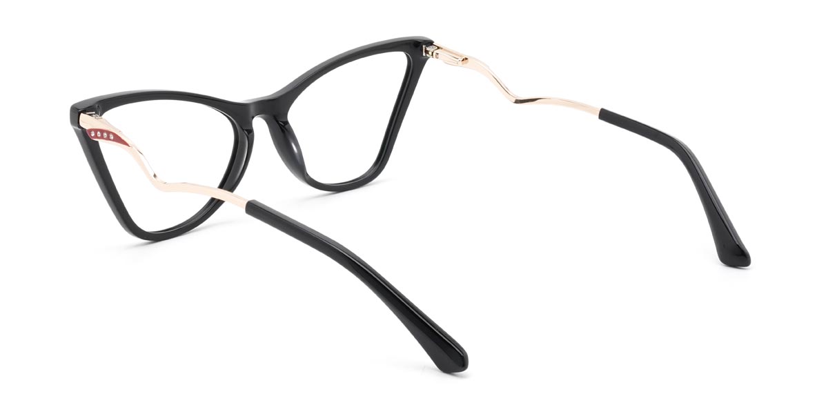 Negro Geraldine - Cat Eye Glasses