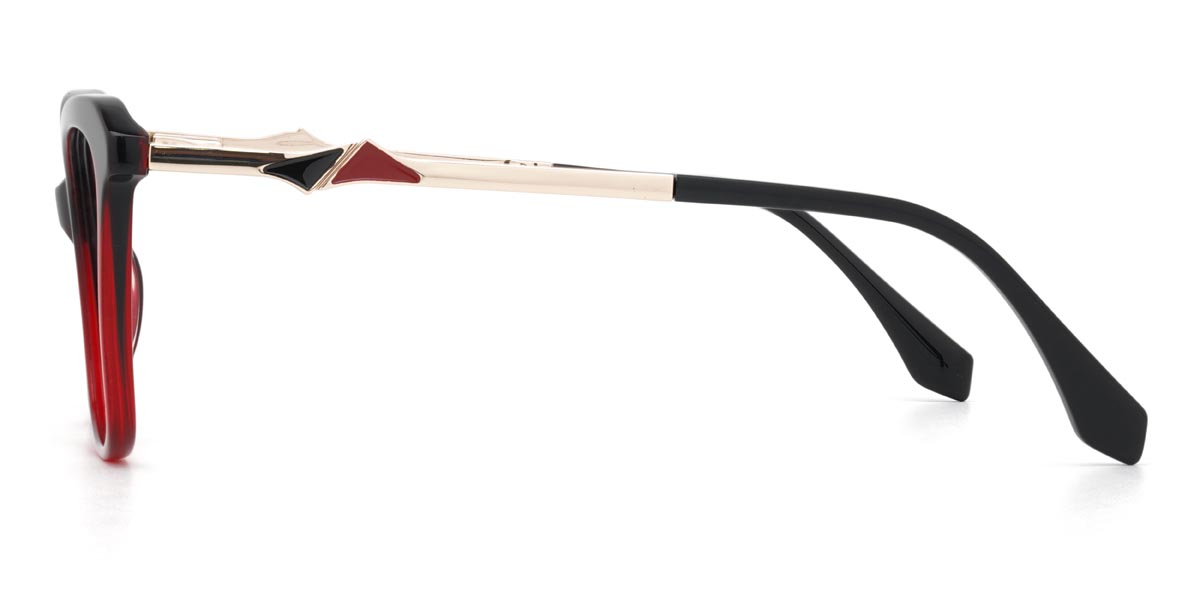 Schwarz Rot Gordon - Cat Eye Glasses