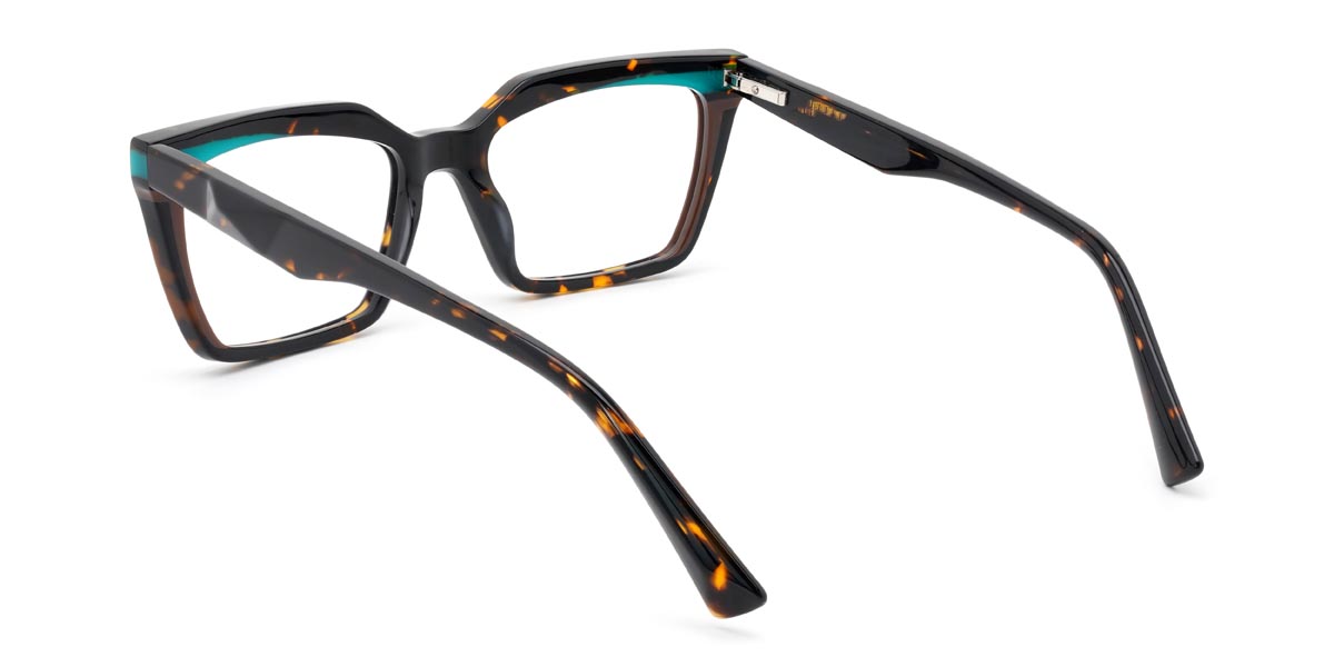 Tortoiseshell Clarence - Rectangle Glasses