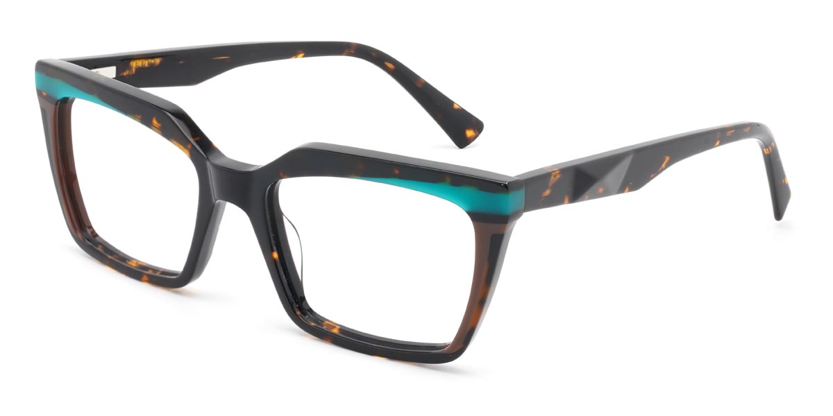 Tortoiseshell Clarence - Rectangle Glasses