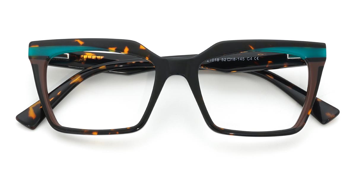 Tortoiseshell Clarence - Rectangle Glasses