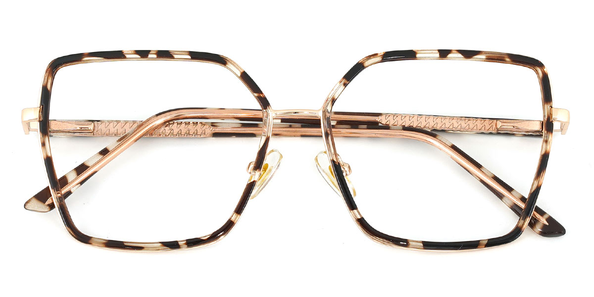 Tortoiseshell Minda - Square Glasses