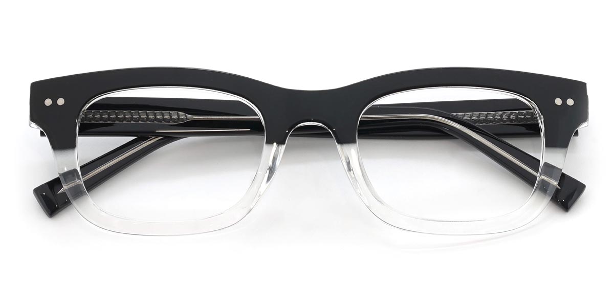 Black Clear Norton - Rectangle Glasses