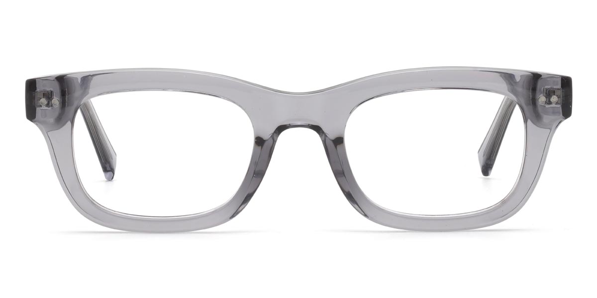 Clear Grey Norton - Rectangle Glasses