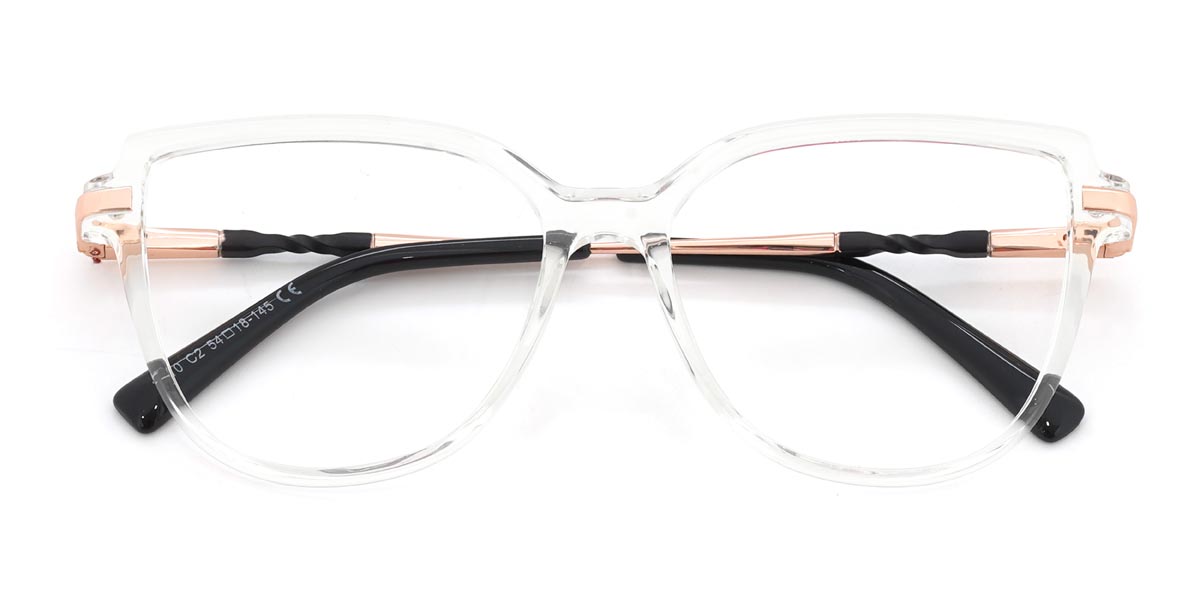 Clear Teresa - Cat Eye Glasses