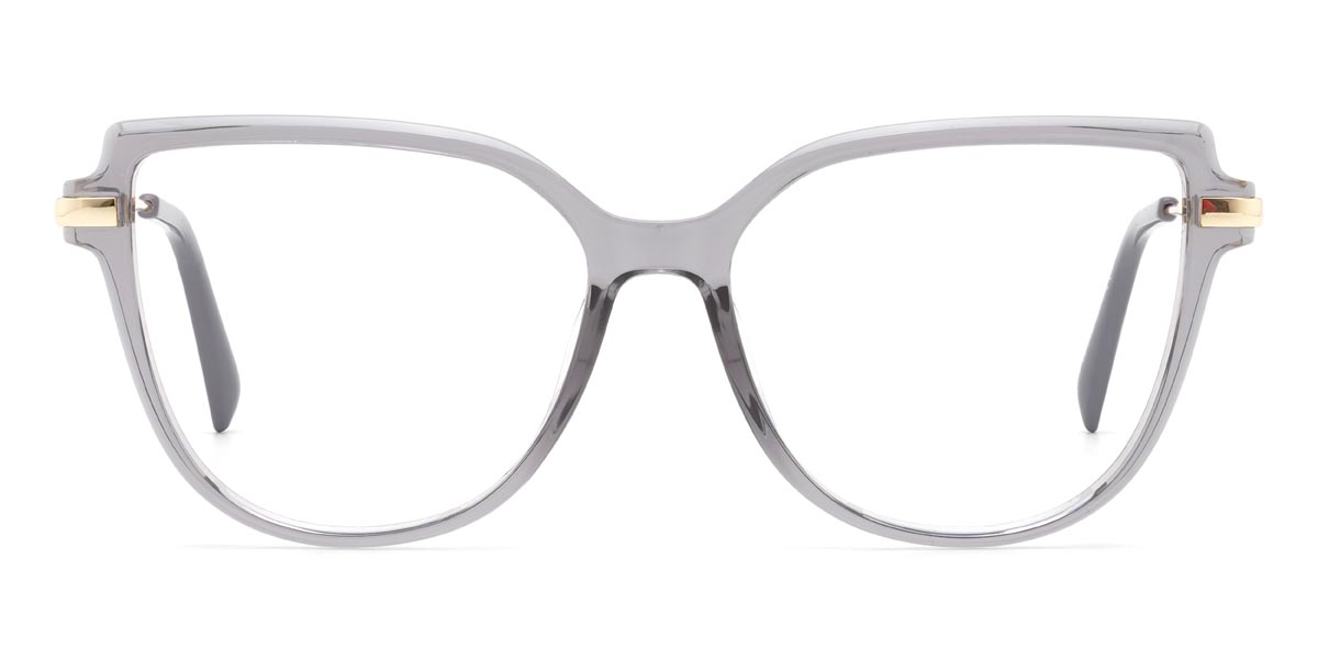 Clear Grey Teresa - Cat Eye Glasses