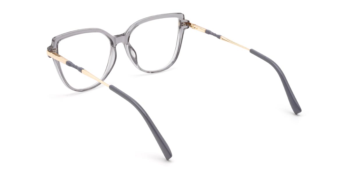 Clear Grey Teresa Glasses - Cat Eye Glasses