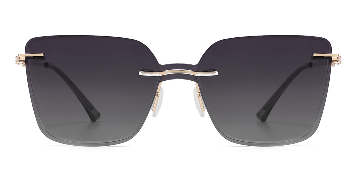 Arany Christine Szemüveg - Cat Eye Clip-On Sunglasses