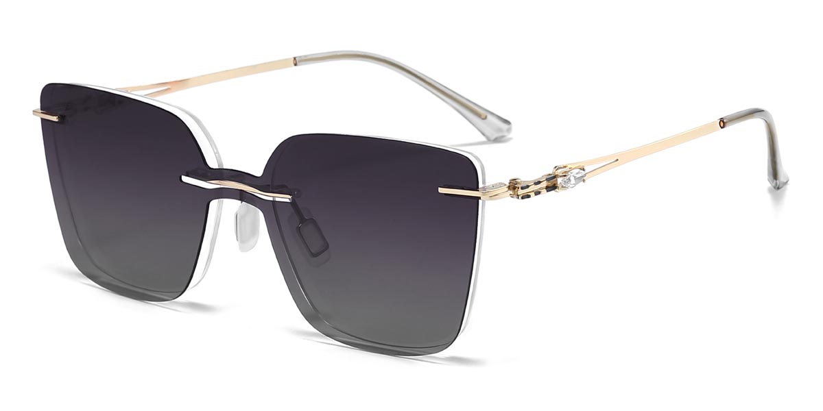 Arany Christine - Cat Eye Clip-On Sunglasses