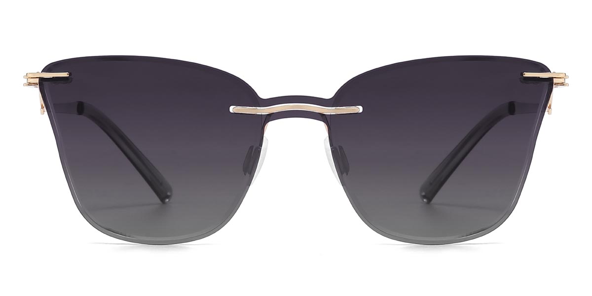 Oro Wilmoth - Cat Eye Clip-On Sunglasses